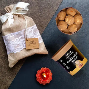 Jute Potli: Laddoo Hamper